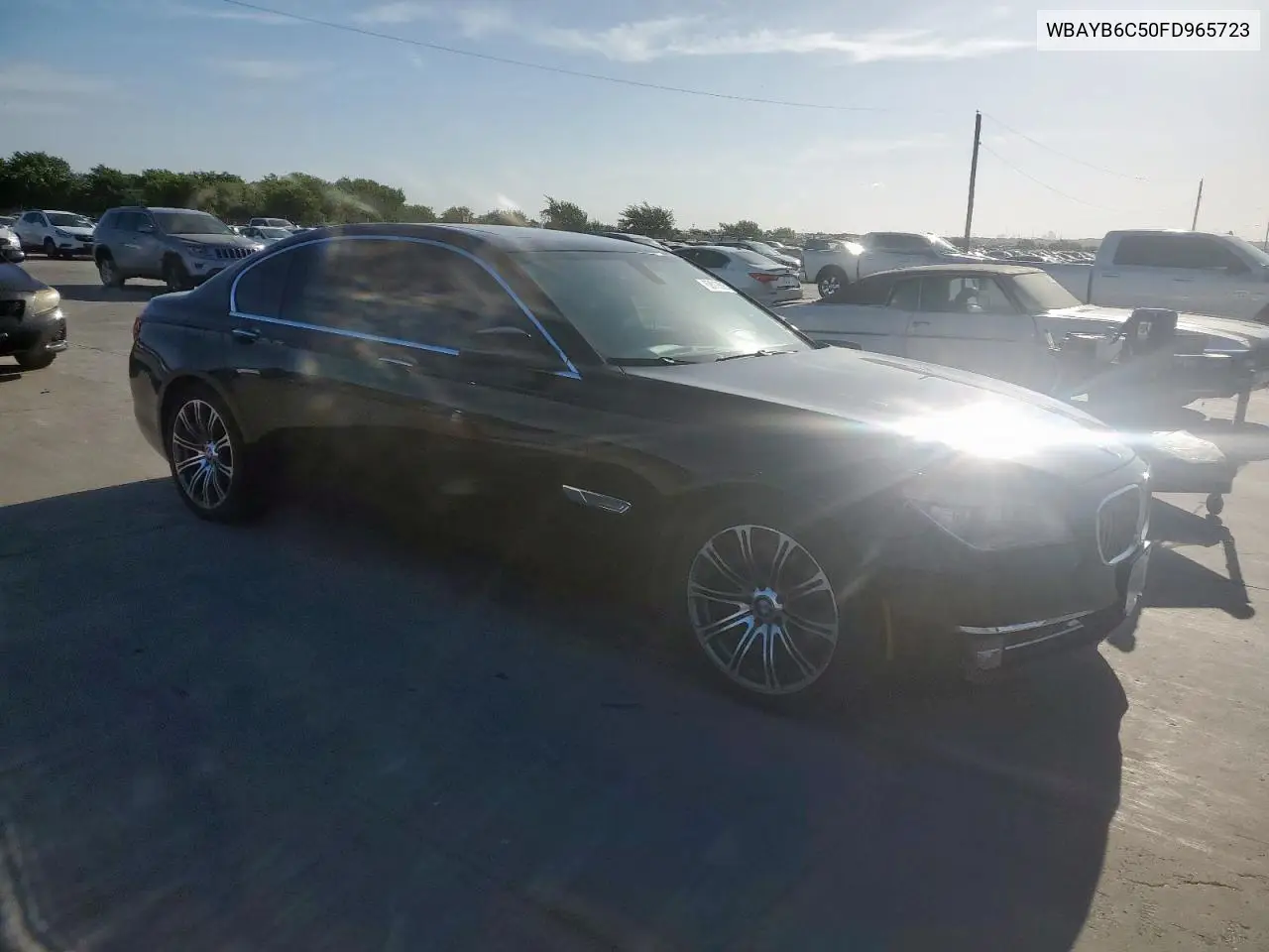 2015 BMW 750 Xi VIN: WBAYB6C50FD965723 Lot: 62612605