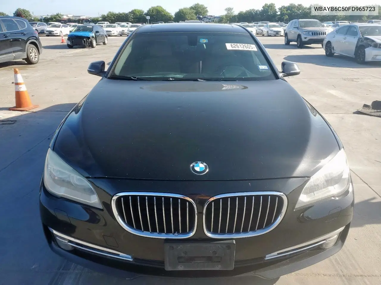 2015 BMW 750 Xi VIN: WBAYB6C50FD965723 Lot: 62612605