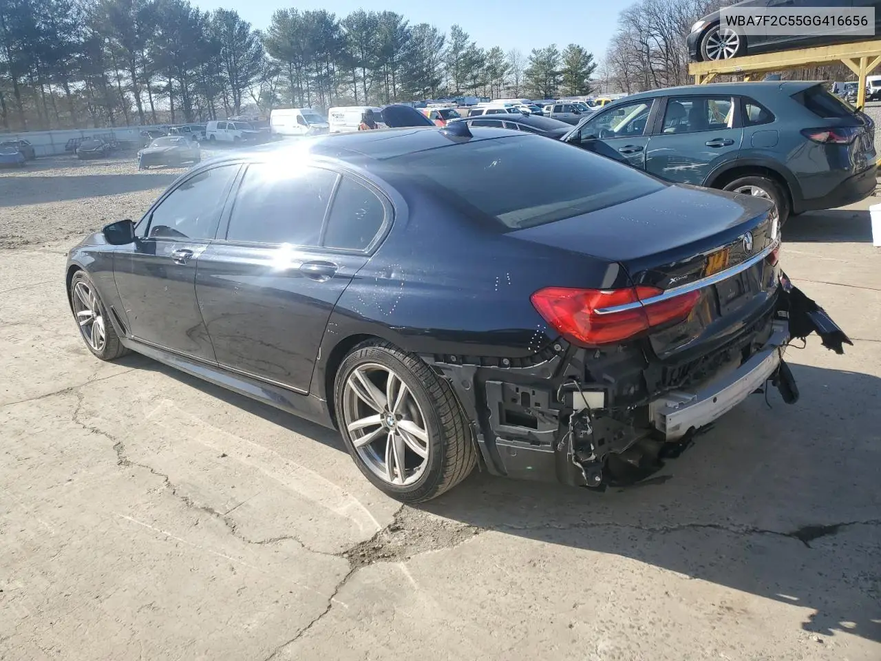 2016 BMW 750 Xi VIN: WBA7F2C55GG416656 Lot: 44744775