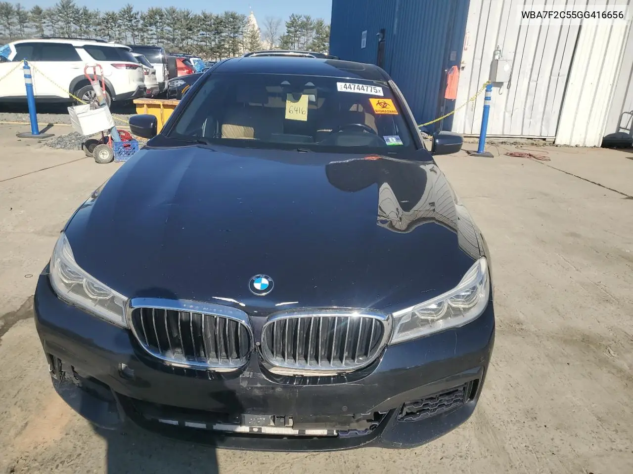 2016 BMW 750 Xi VIN: WBA7F2C55GG416656 Lot: 44744775