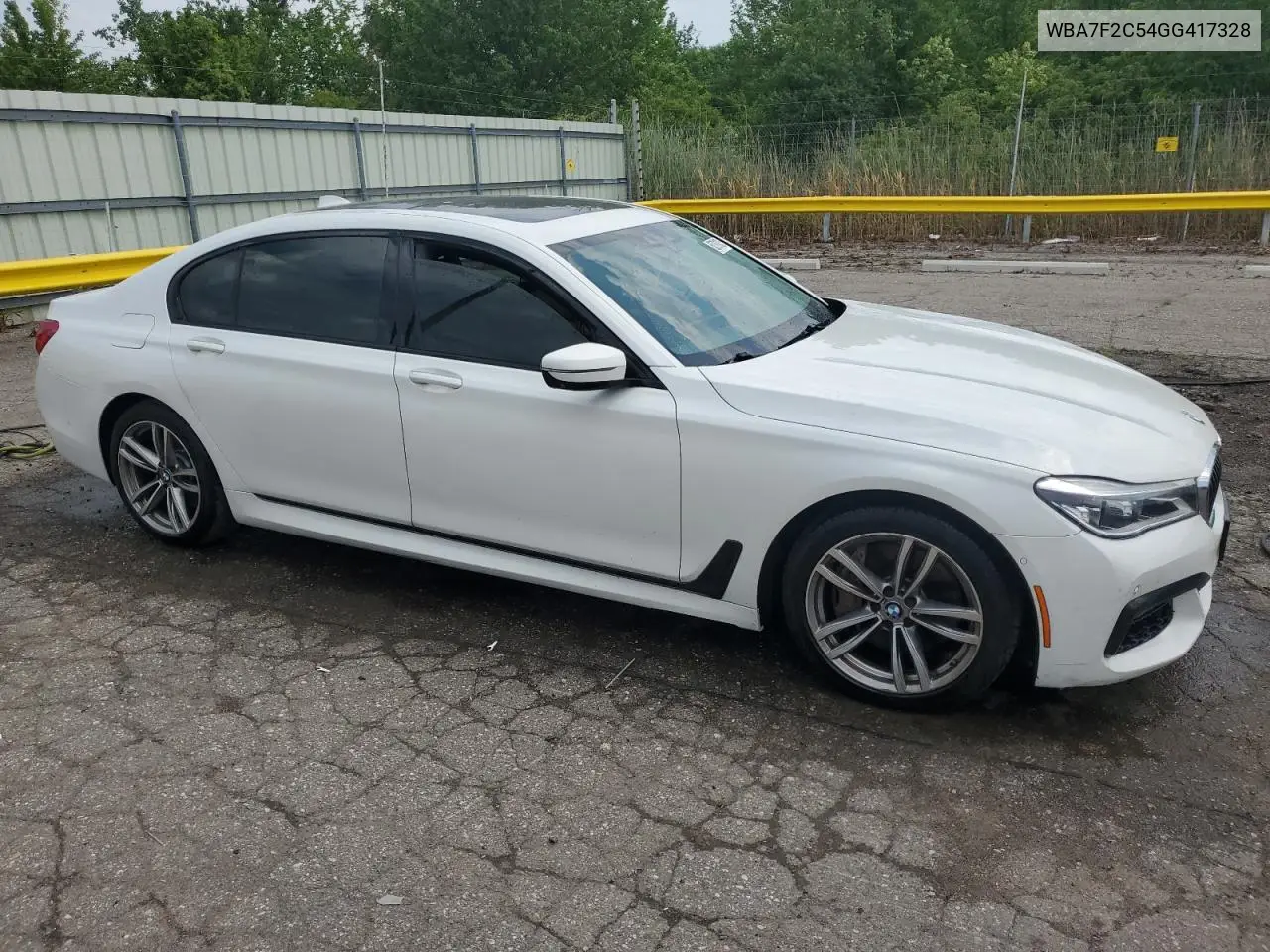 2016 BMW 750 Xi VIN: WBA7F2C54GG417328 Lot: 52791035