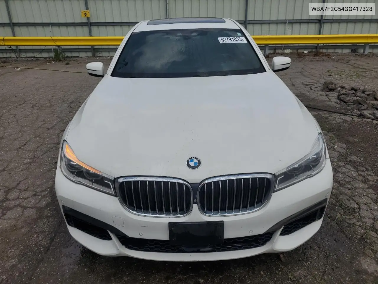 2016 BMW 750 Xi VIN: WBA7F2C54GG417328 Lot: 52791035