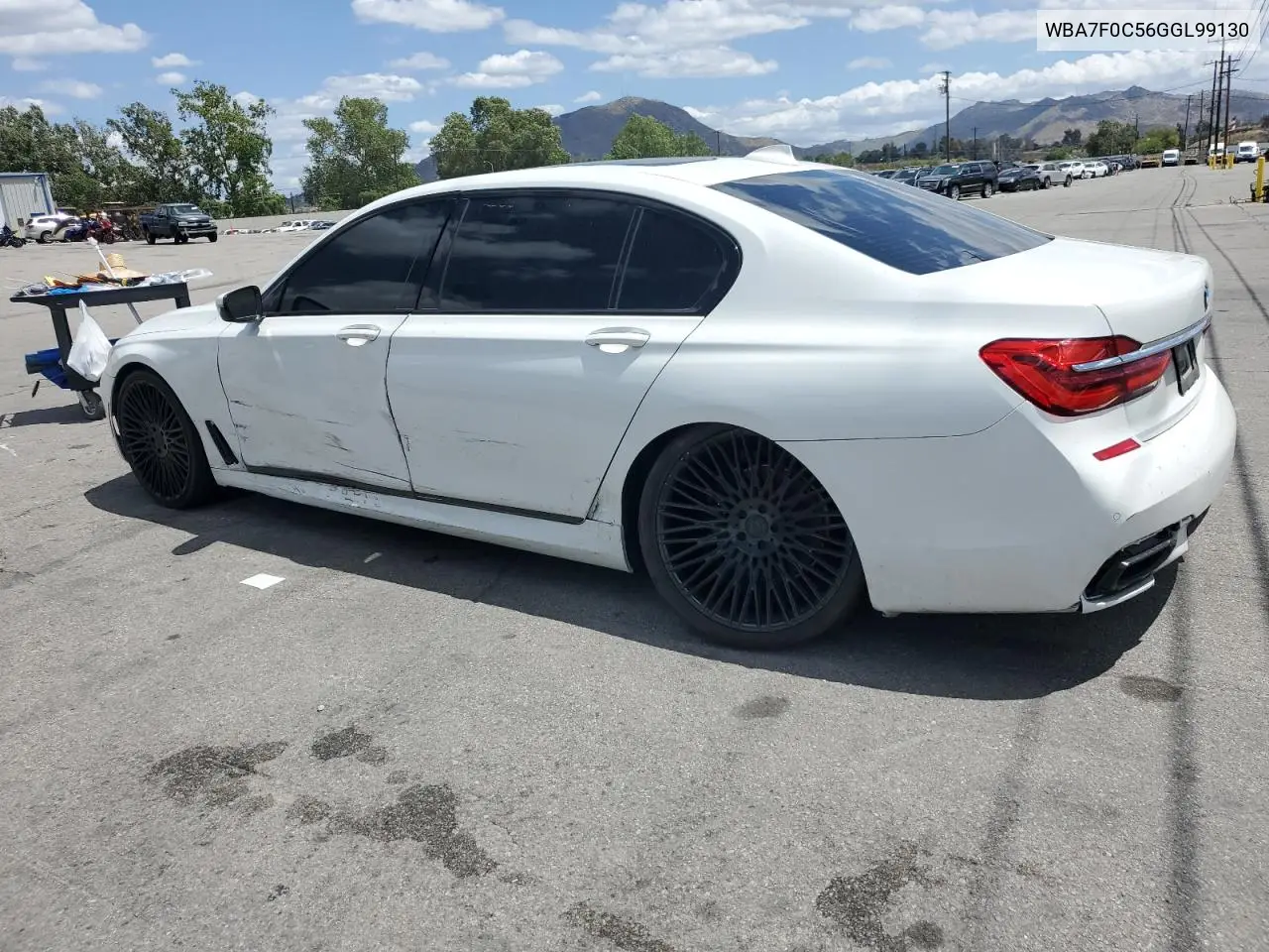2016 BMW 750 I VIN: WBA7F0C56GGL99130 Lot: 56972905