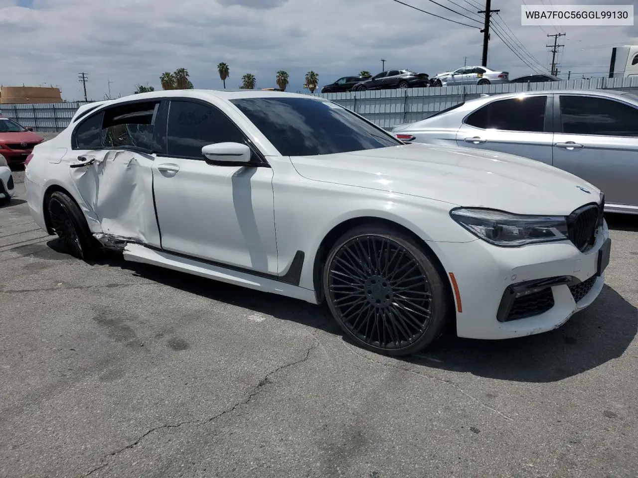 2016 BMW 750 I VIN: WBA7F0C56GGL99130 Lot: 56972905
