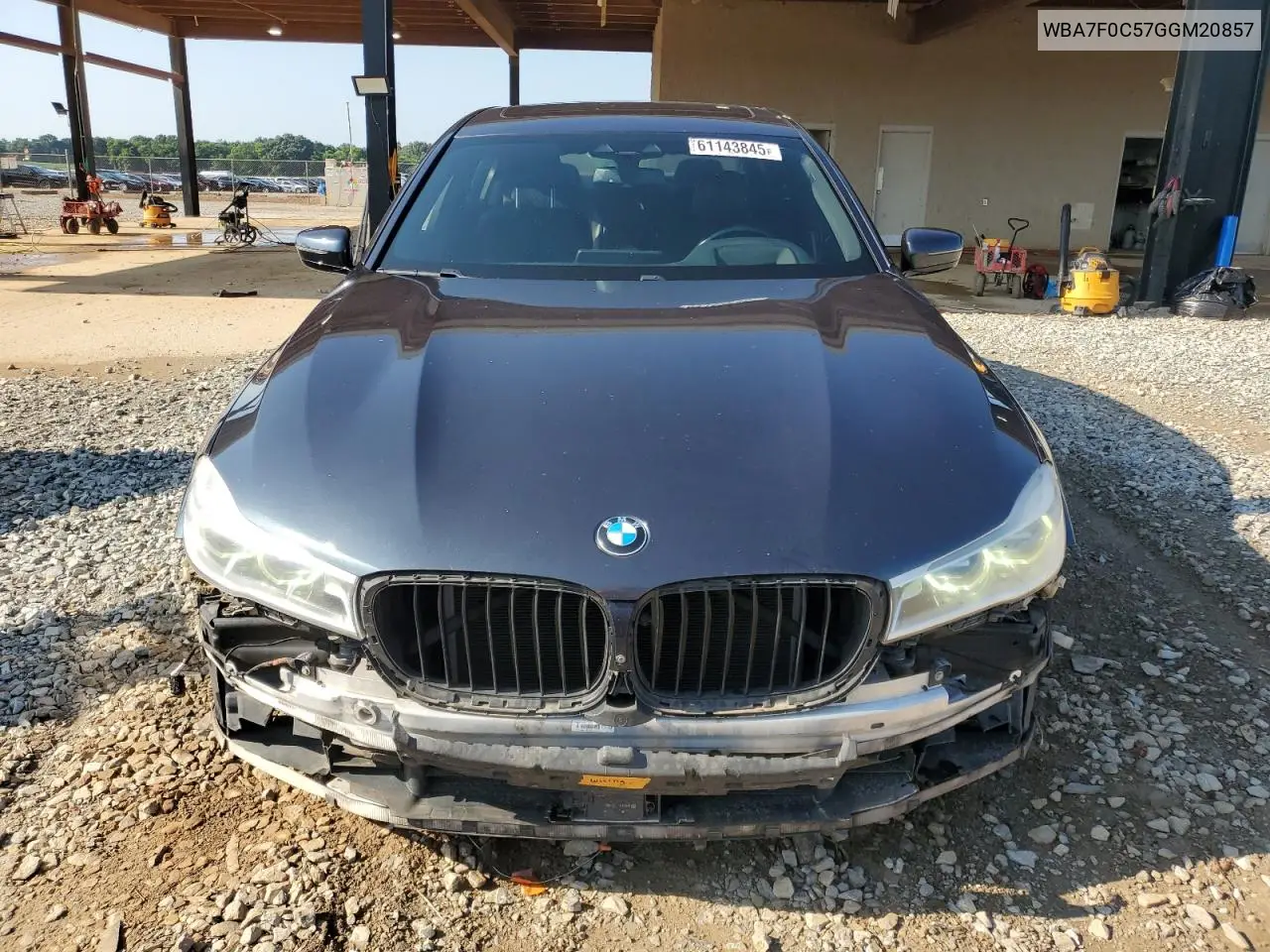2016 BMW 750 I VIN: WBA7F0C57GGM20857 Lot: 61143845