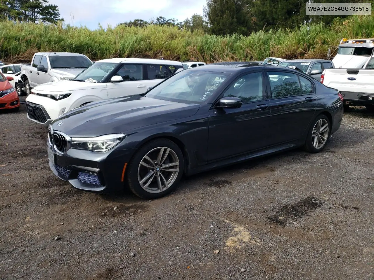 2016 BMW 740 I VIN: WBA7E2C54GG738515 Lot: 61997375