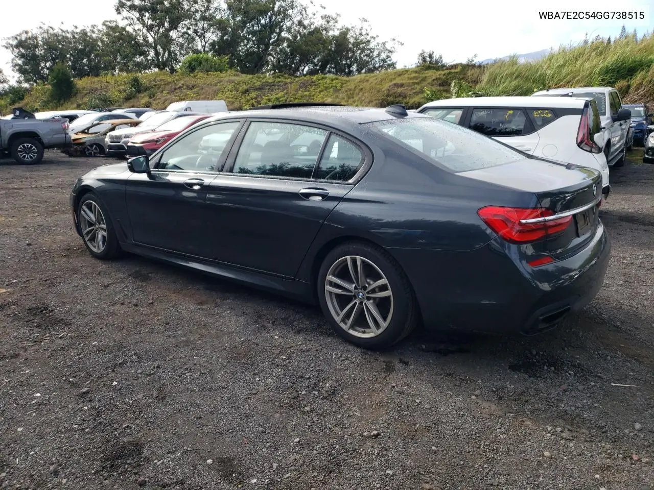 2016 BMW 740 I VIN: WBA7E2C54GG738515 Lot: 61997375