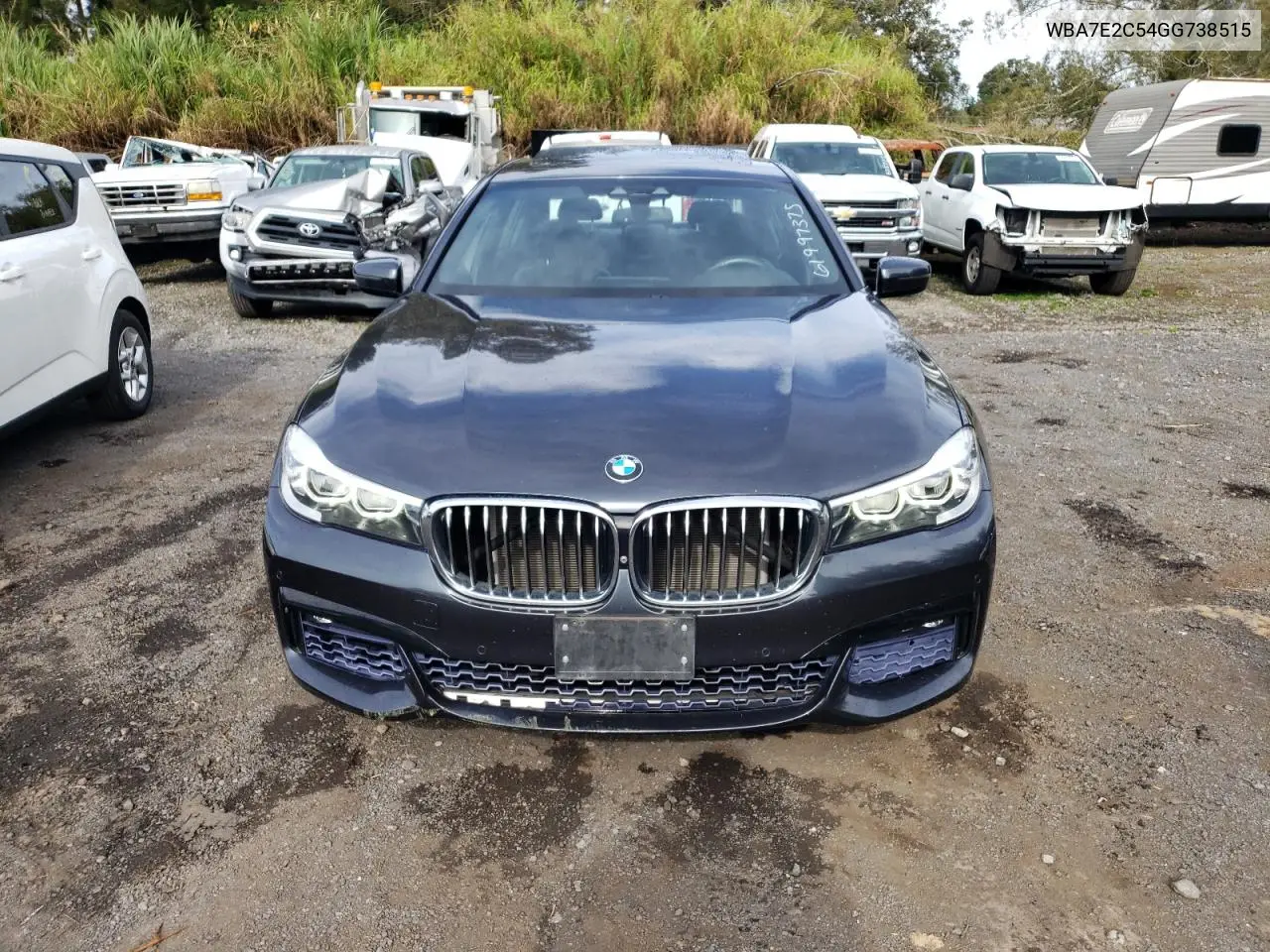 2016 BMW 740 I VIN: WBA7E2C54GG738515 Lot: 61997375