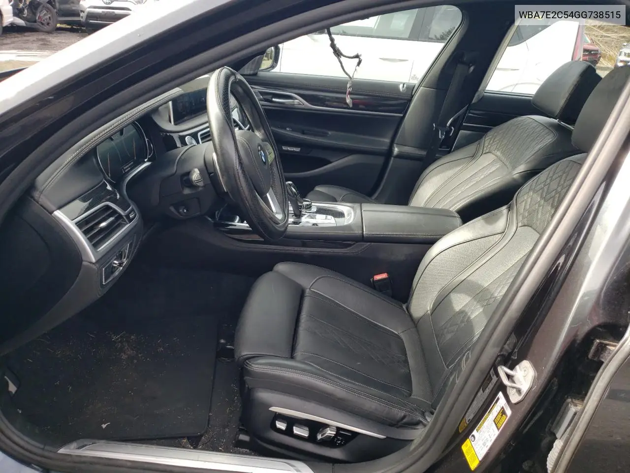 2016 BMW 740 I VIN: WBA7E2C54GG738515 Lot: 61997375