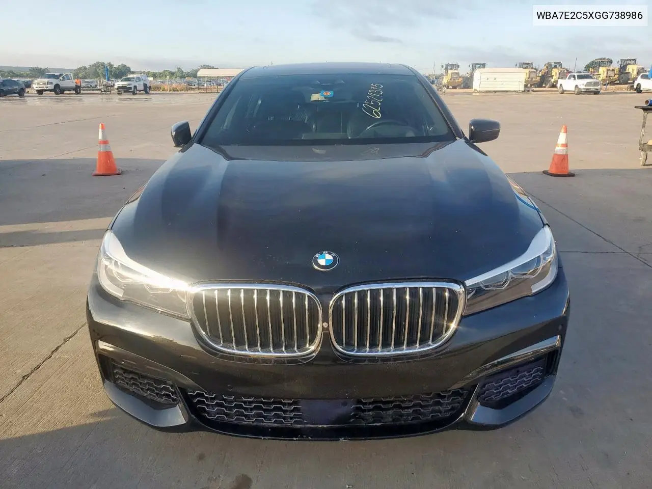 2016 BMW 740 I VIN: WBA7E2C5XGG738986 Lot: 62521315