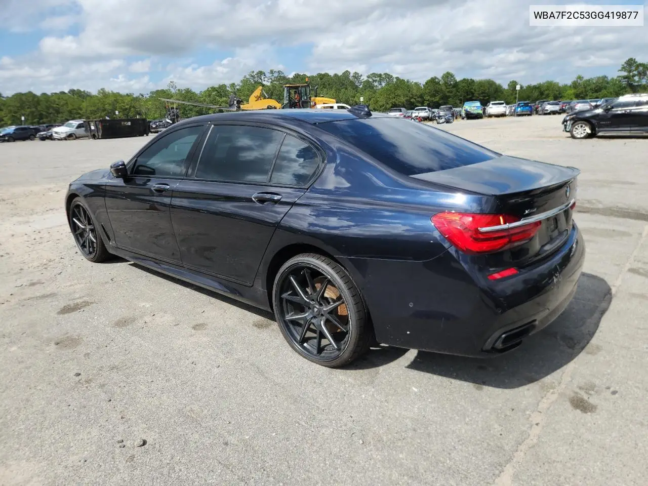 2016 BMW 750 Xi VIN: WBA7F2C53GG419877 Lot: 62654255