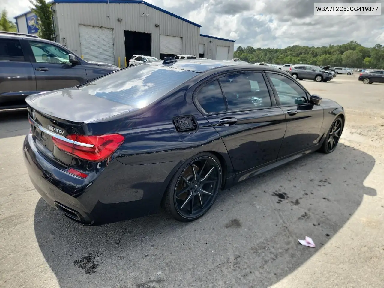 2016 BMW 750 Xi VIN: WBA7F2C53GG419877 Lot: 62654255