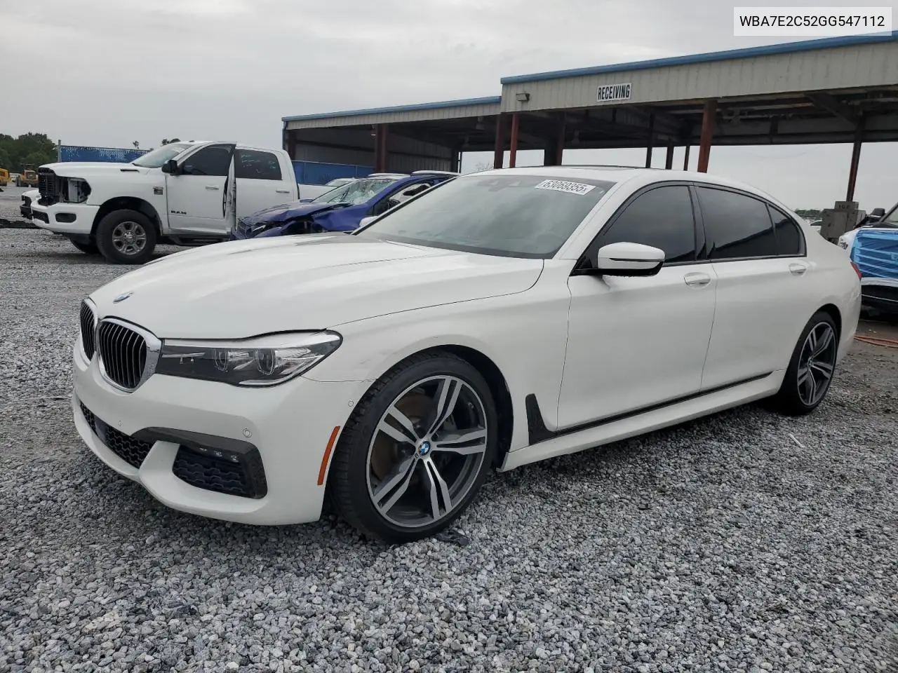 2016 BMW 740 I VIN: WBA7E2C52GG547112 Lot: 63069355