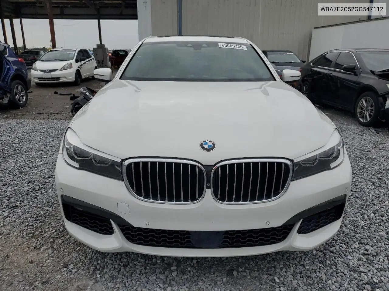2016 BMW 740 I VIN: WBA7E2C52GG547112 Lot: 63069355