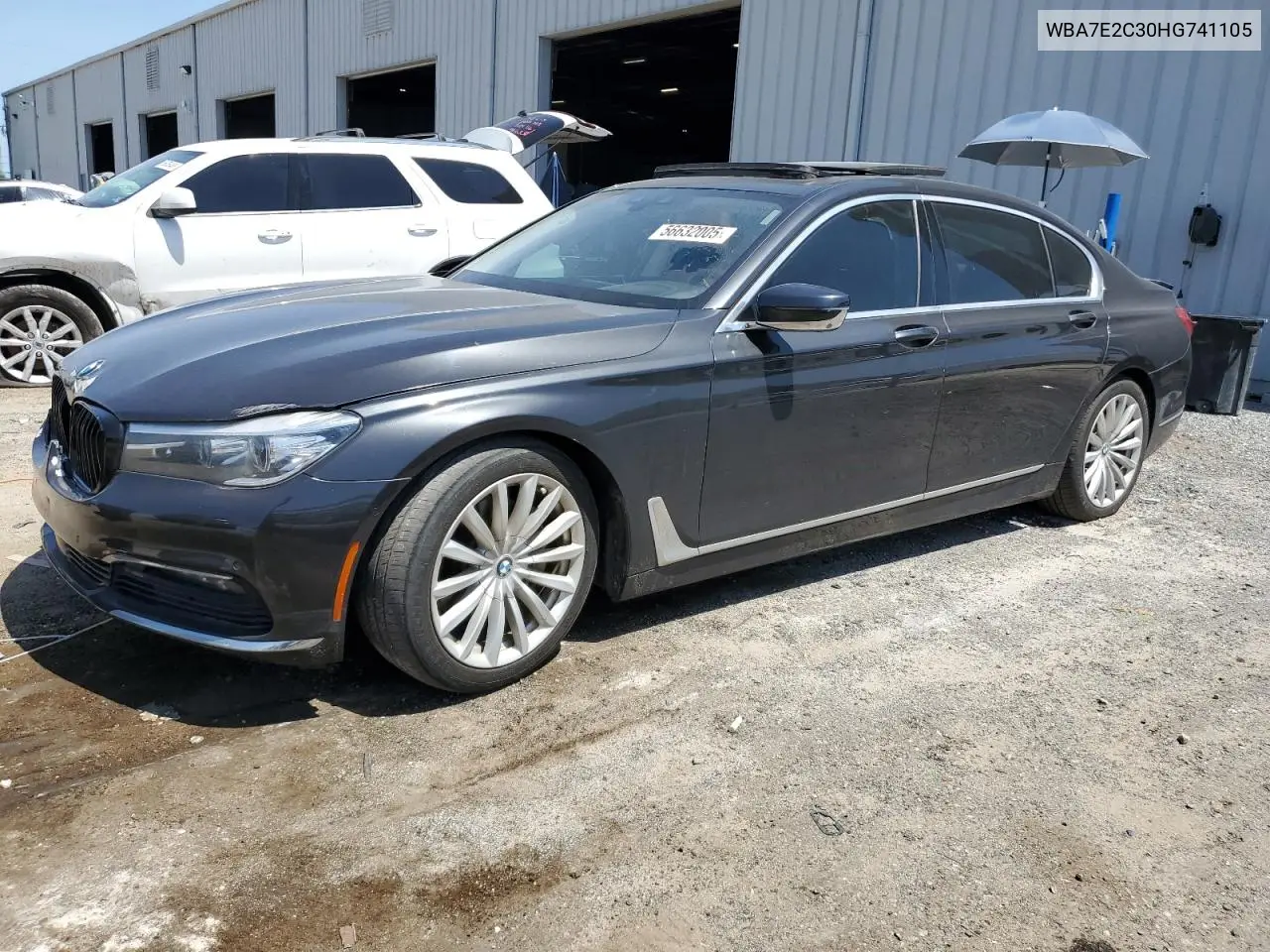 2017 BMW 740 I VIN: WBA7E2C30HG741105 Lot: 56632005