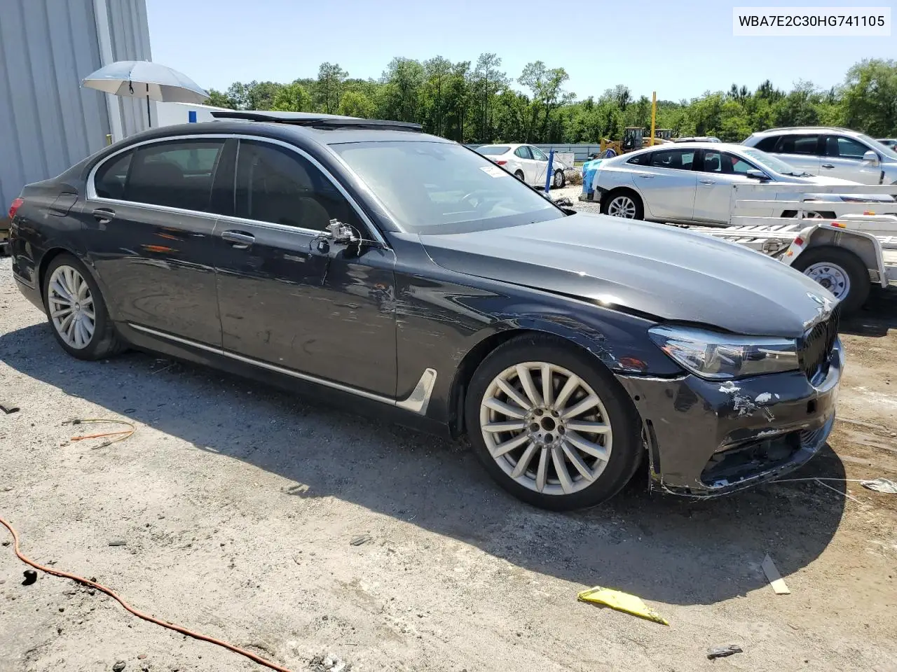 2017 BMW 740 I VIN: WBA7E2C30HG741105 Lot: 56632005