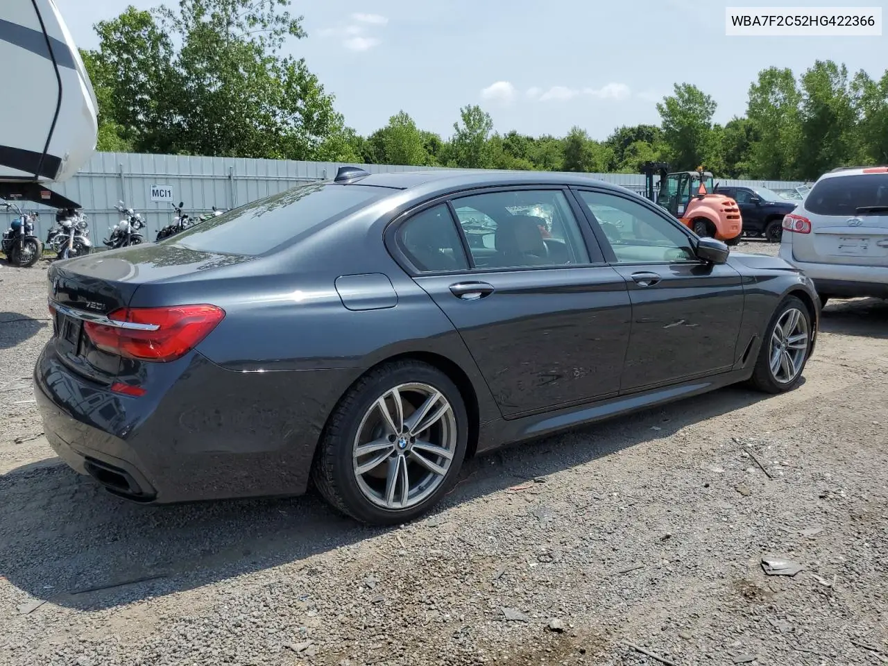 2017 BMW 750 Xi VIN: WBA7F2C52HG422366 Lot: 62062955