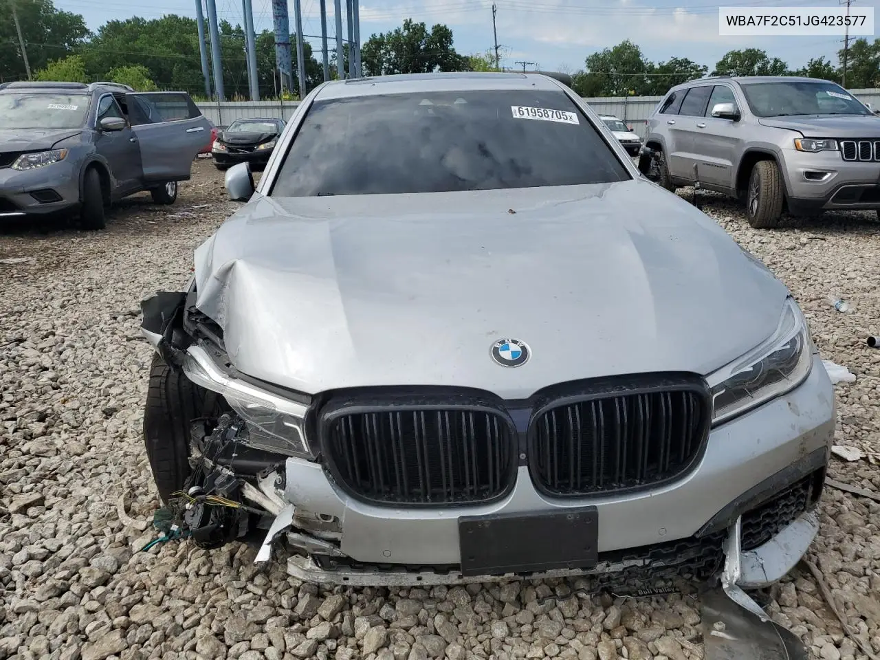 2018 BMW 750 Xi VIN: WBA7F2C51JG423577 Lot: 61958705