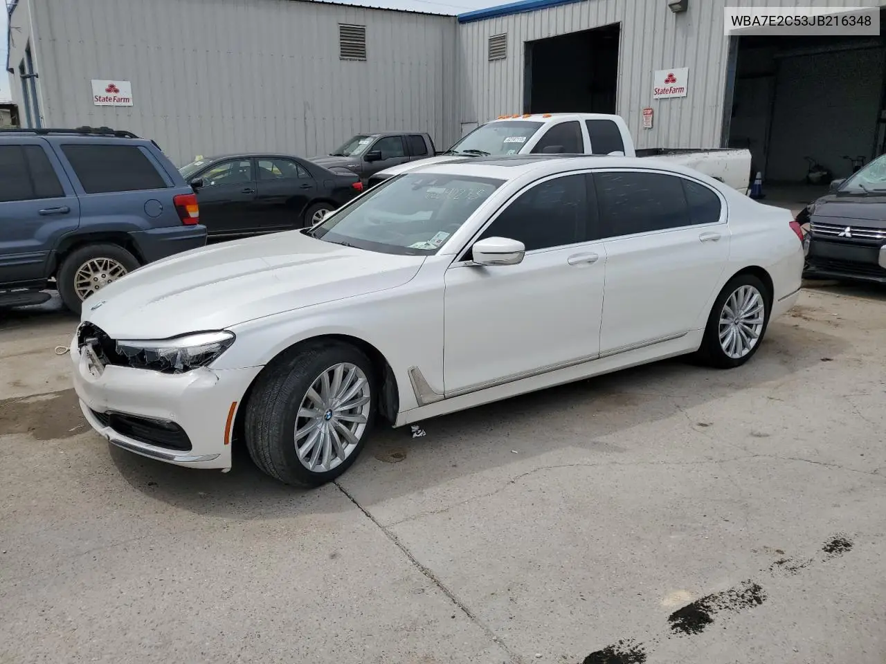2018 BMW 740 I VIN: WBA7E2C53JB216348 Lot: 62090275