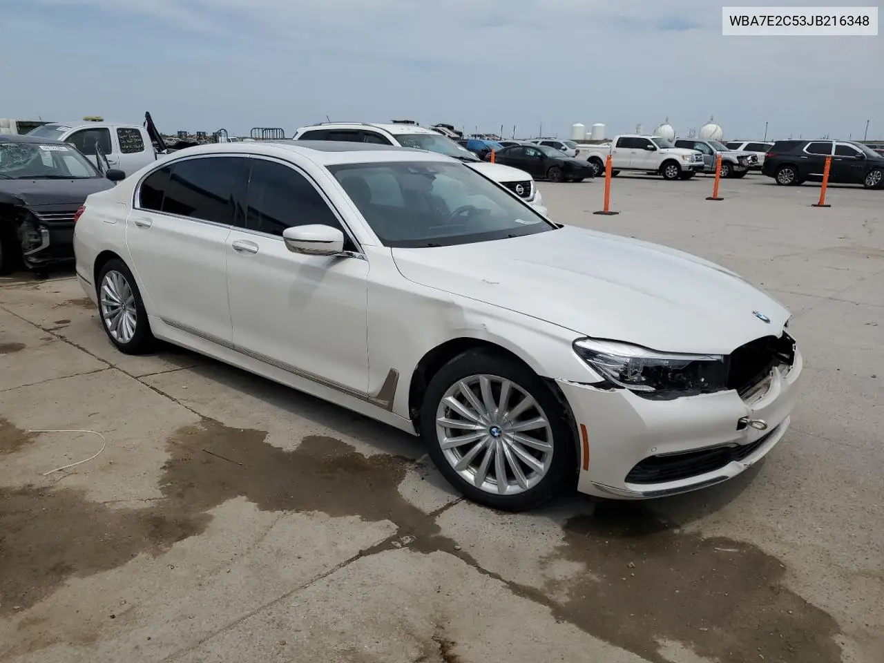 2018 BMW 740 I VIN: WBA7E2C53JB216348 Lot: 62090275
