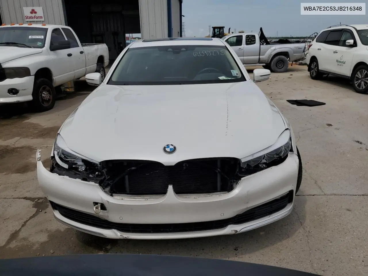 2018 BMW 740 I VIN: WBA7E2C53JB216348 Lot: 62090275