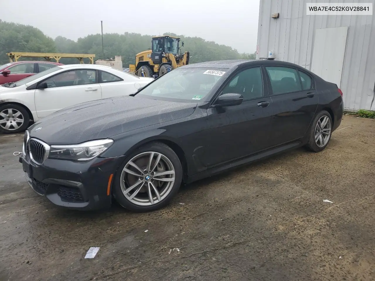 2019 BMW 740 Xi VIN: WBA7E4C52KGV28841 Lot: 56567375