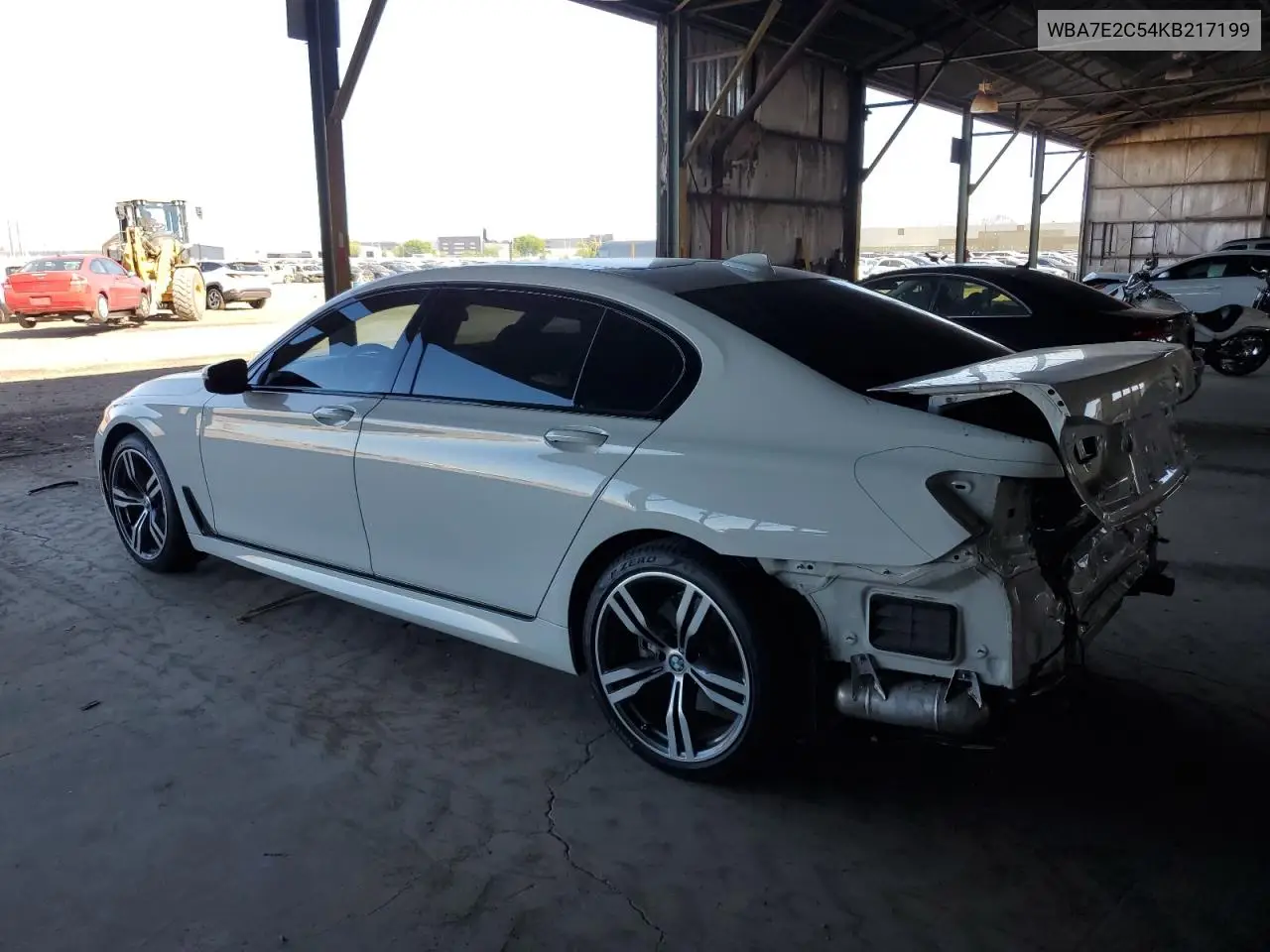 2019 BMW 740 I VIN: WBA7E2C54KB217199 Lot: 57178915