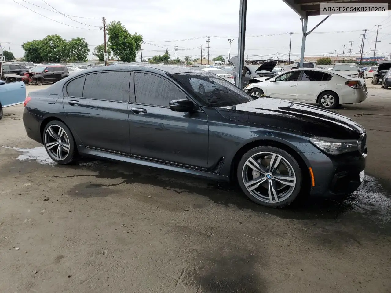 2019 BMW 740 I VIN: WBA7E2C54KB218286 Lot: 62347855