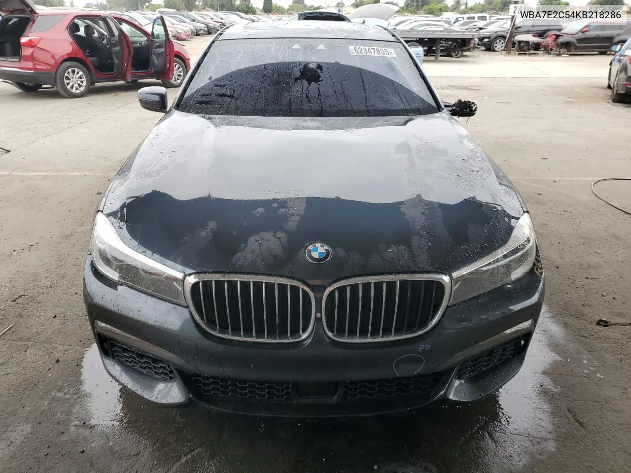 2019 BMW 740 I VIN: WBA7E2C54KB218286 Lot: 62347855