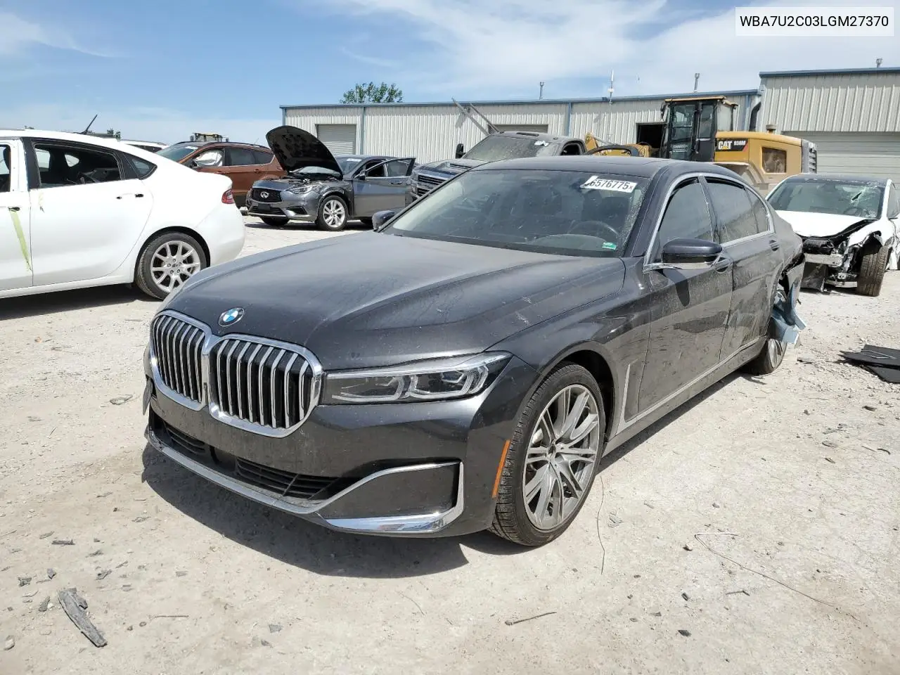 2020 BMW 750 Xi VIN: WBA7U2C03LGM27370 Lot: 56576775