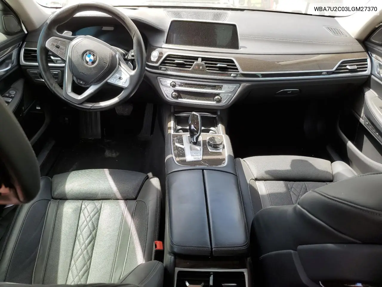 2020 BMW 750 Xi VIN: WBA7U2C03LGM27370 Lot: 56576775