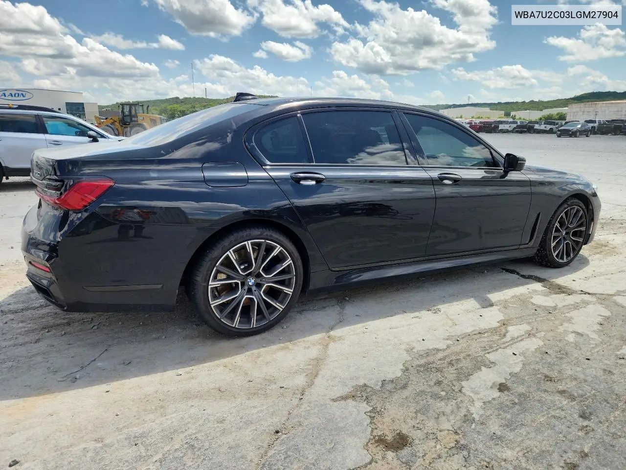 2020 BMW 750 Xi VIN: WBA7U2C03LGM27904 Lot: 62843215