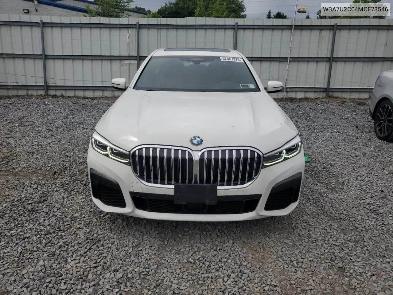 2021 BMW 750 Xi VIN: WBA7U2C04MCF73546 Lot: 62587275