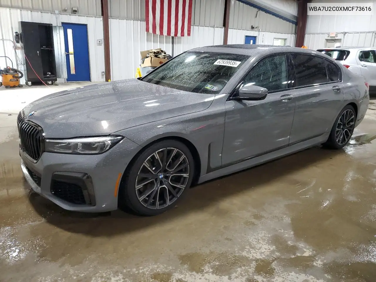 2021 BMW 750 Xi VIN: WBA7U2C0XMCF73616 Lot: 62939935