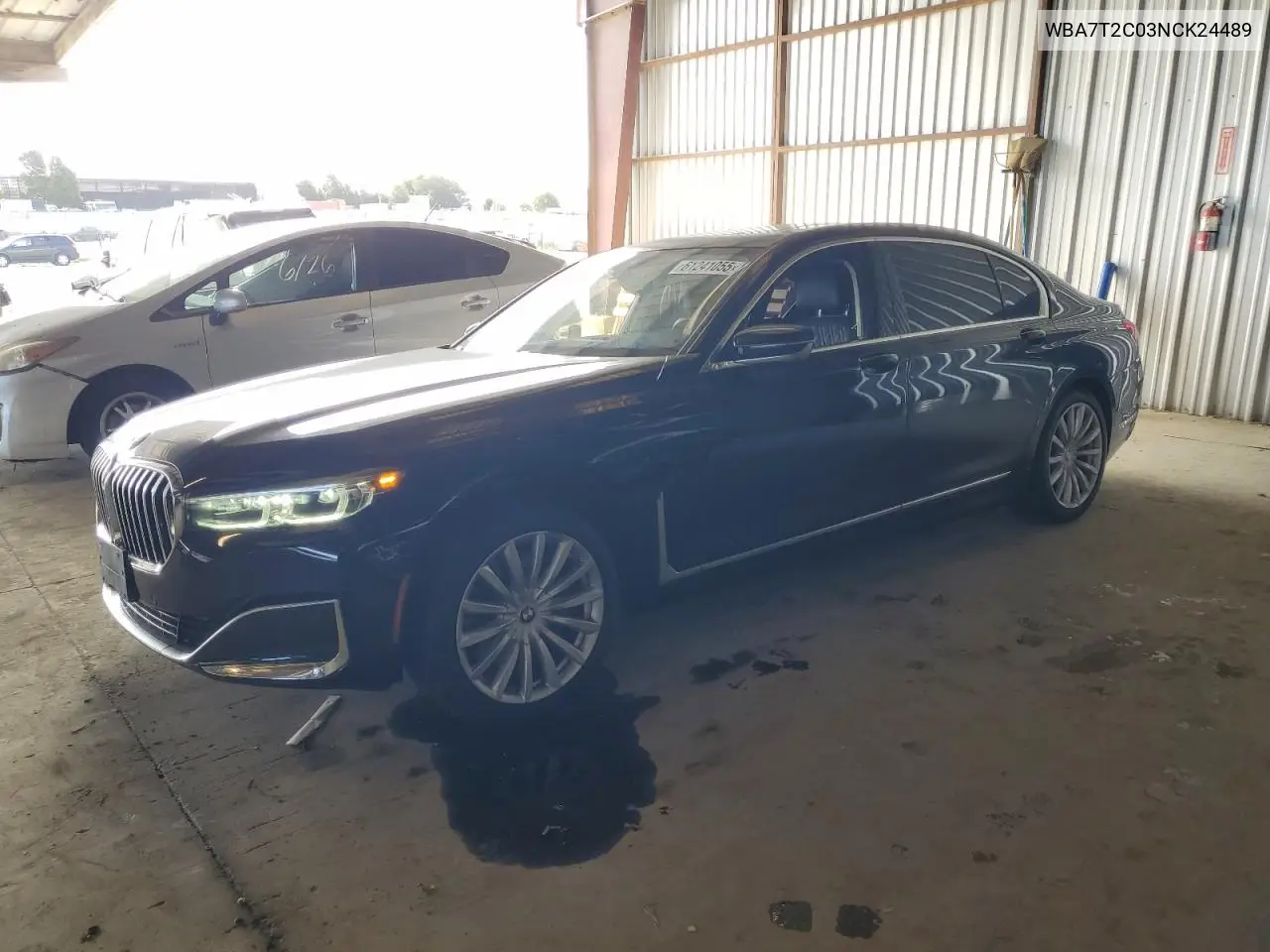 2022 BMW 740 I VIN: WBA7T2C03NCK24489 Lot: 61241055