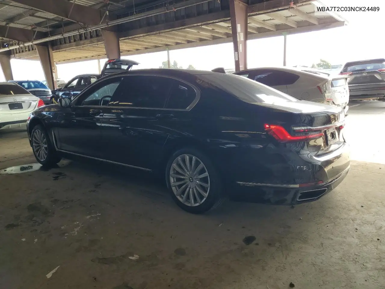 2022 BMW 740 I VIN: WBA7T2C03NCK24489 Lot: 61241055