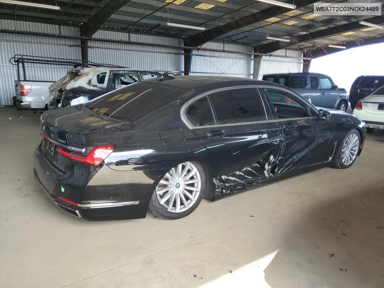 2022 BMW 740 I VIN: WBA7T2C03NCK24489 Lot: 61241055