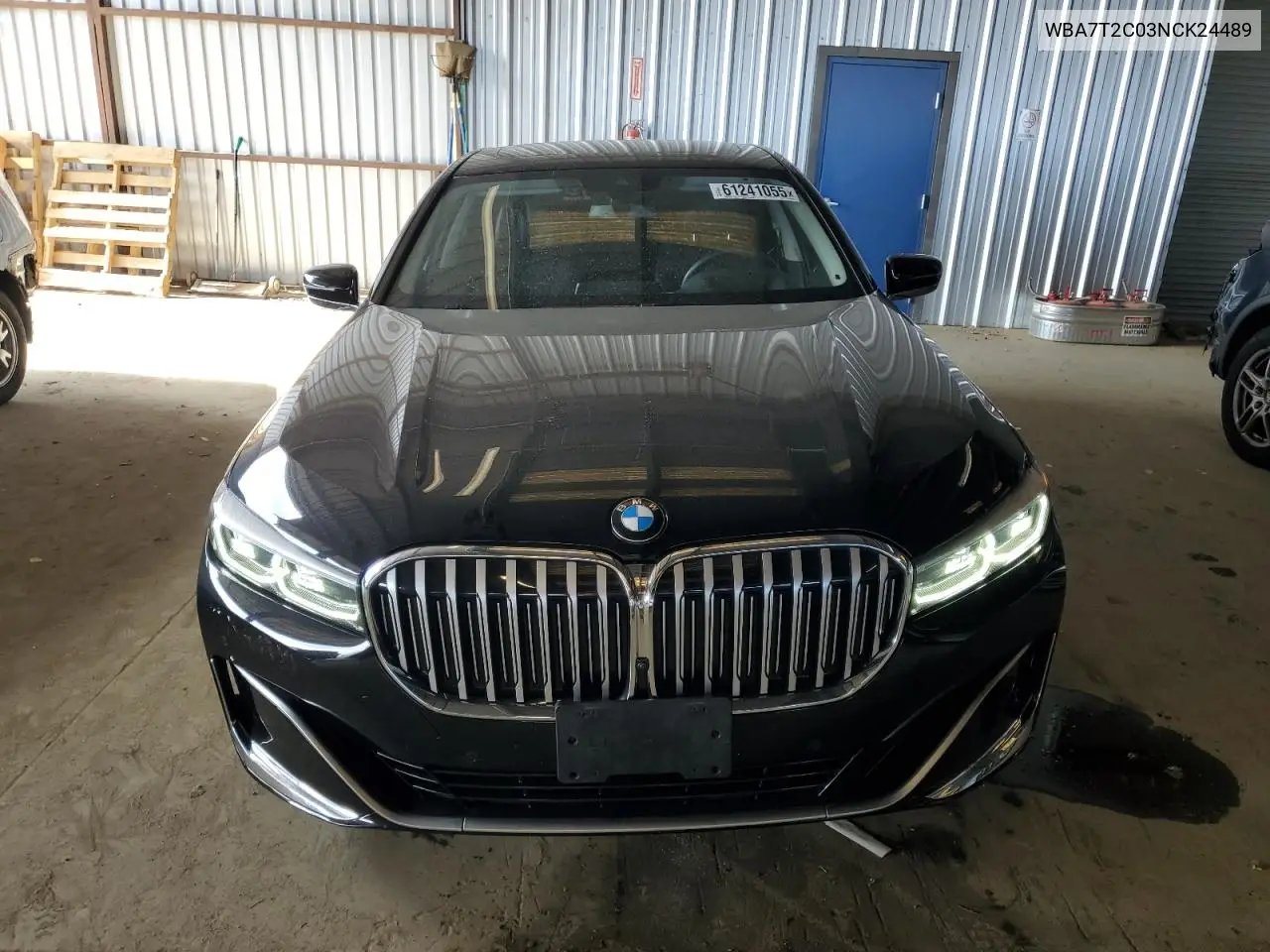 2022 BMW 740 I VIN: WBA7T2C03NCK24489 Lot: 61241055