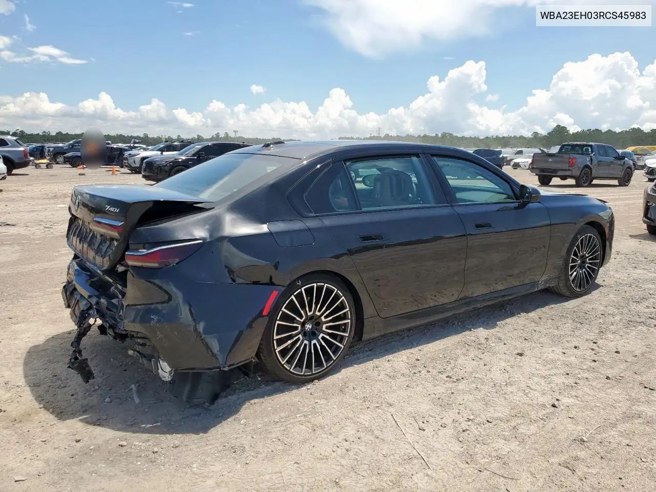 2024 BMW 740 I VIN: WBA23EH03RCS45983 Lot: 62584595