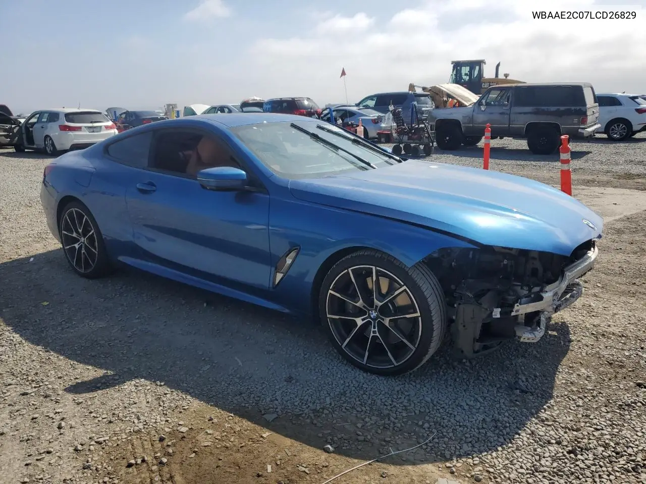 2020 BMW 840I VIN: WBAAE2C07LCD26829 Lot: 60537725
