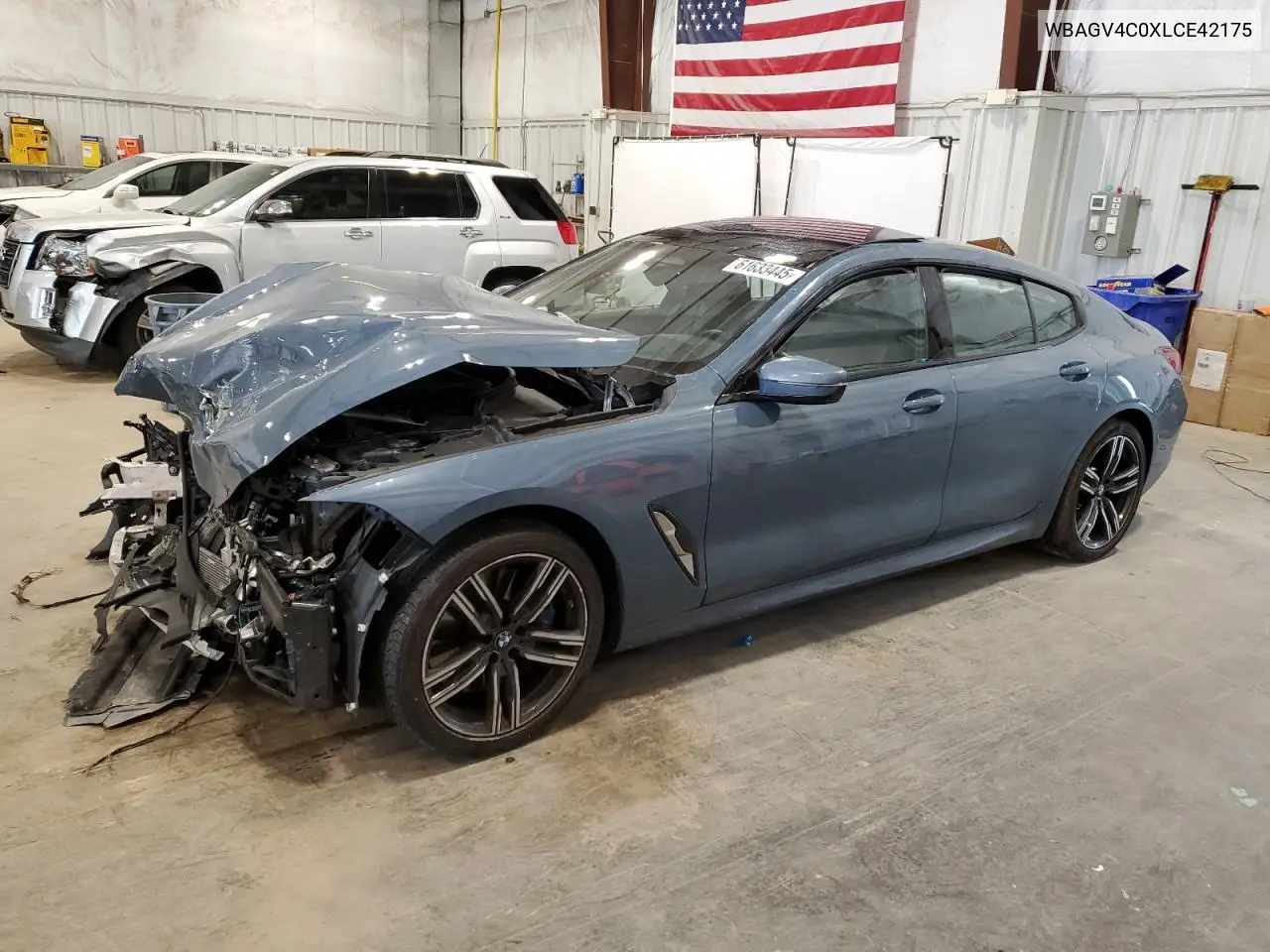 2020 BMW 840Xi VIN: WBAGV4C0XLCE42175 Lot: 61633445