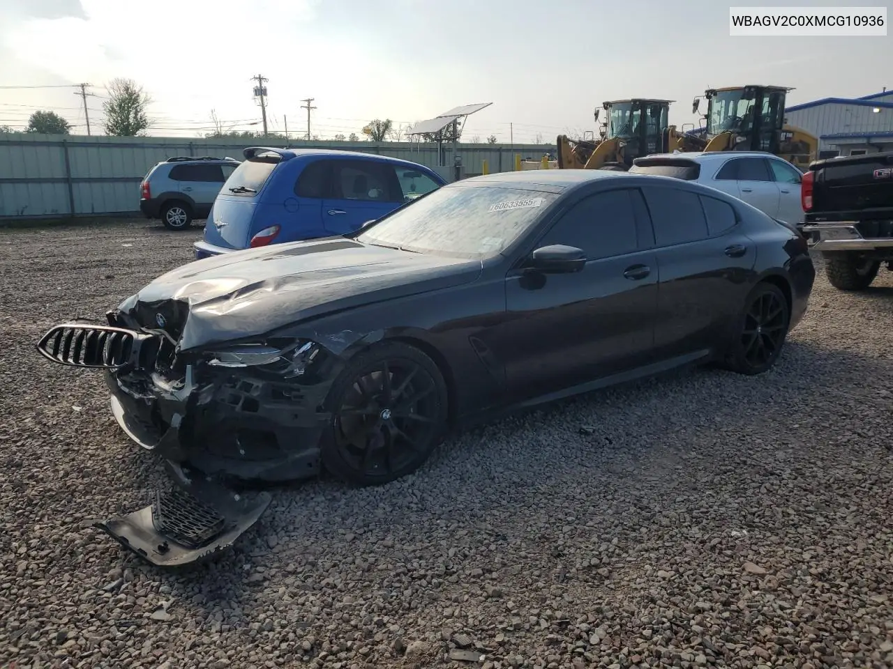 2021 BMW 840I VIN: WBAGV2C0XMCG10936 Lot: 60633555