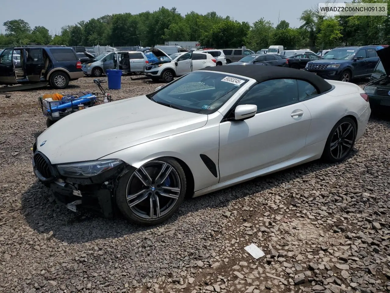 2022 BMW 840I VIN: WBADZ2C06NCH09133 Lot: 59353245