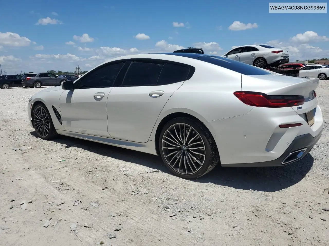 2022 BMW 840Xi VIN: WBAGV4C08NCG99869 Lot: 61299625