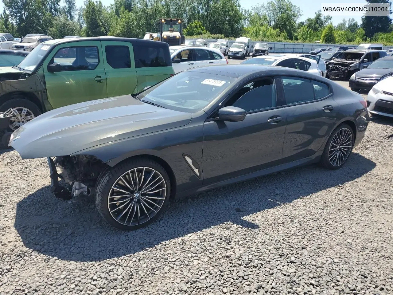 2022 BMW 840Xi VIN: WBAGV4C00NCJ10004 Lot: 61475915