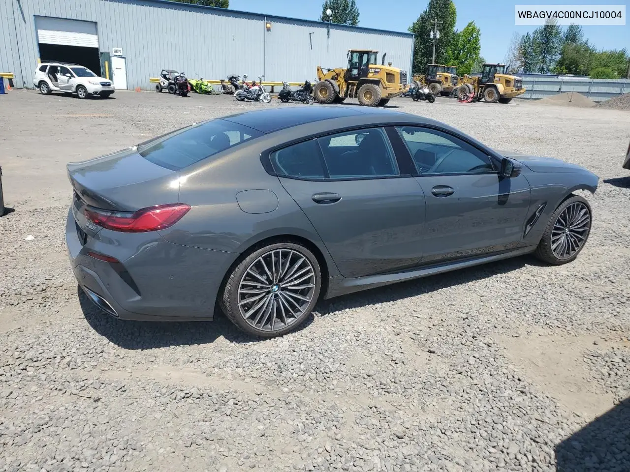2022 BMW 840Xi VIN: WBAGV4C00NCJ10004 Lot: 61475915
