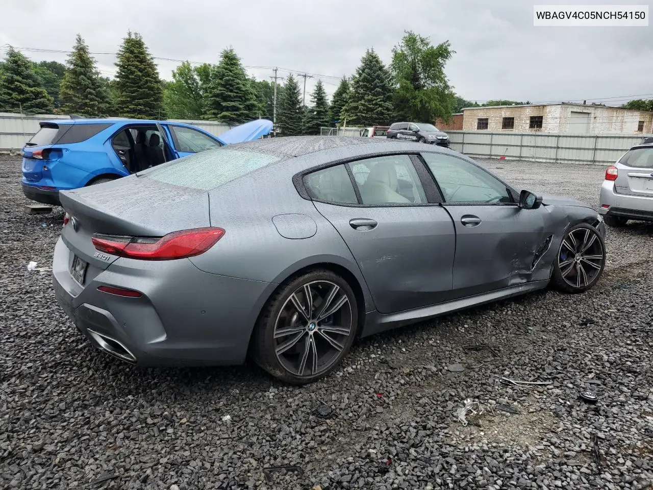 2022 BMW 840Xi VIN: WBAGV4C05NCH54150 Lot: 62773975