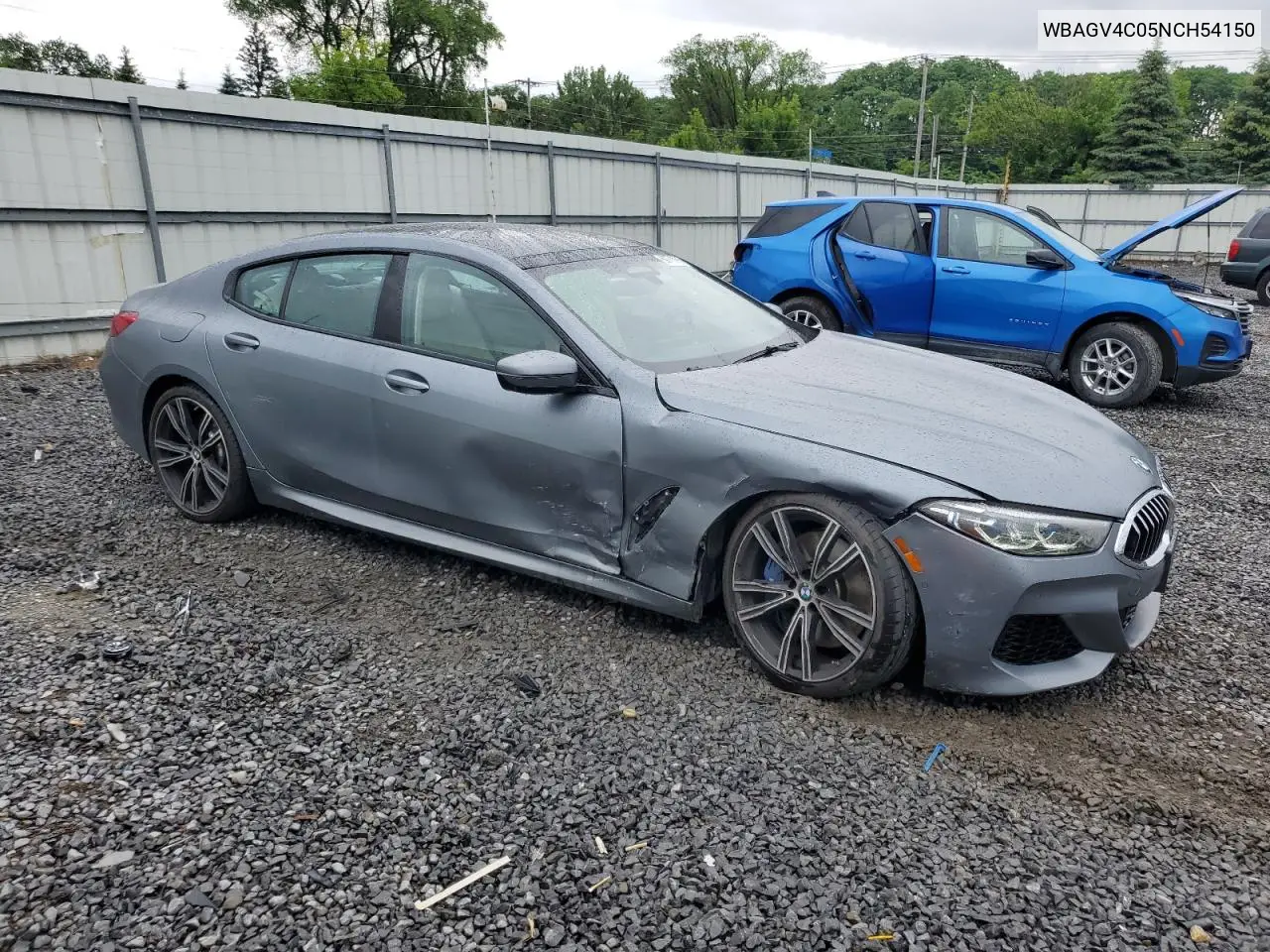 2022 BMW 840Xi VIN: WBAGV4C05NCH54150 Lot: 62773975