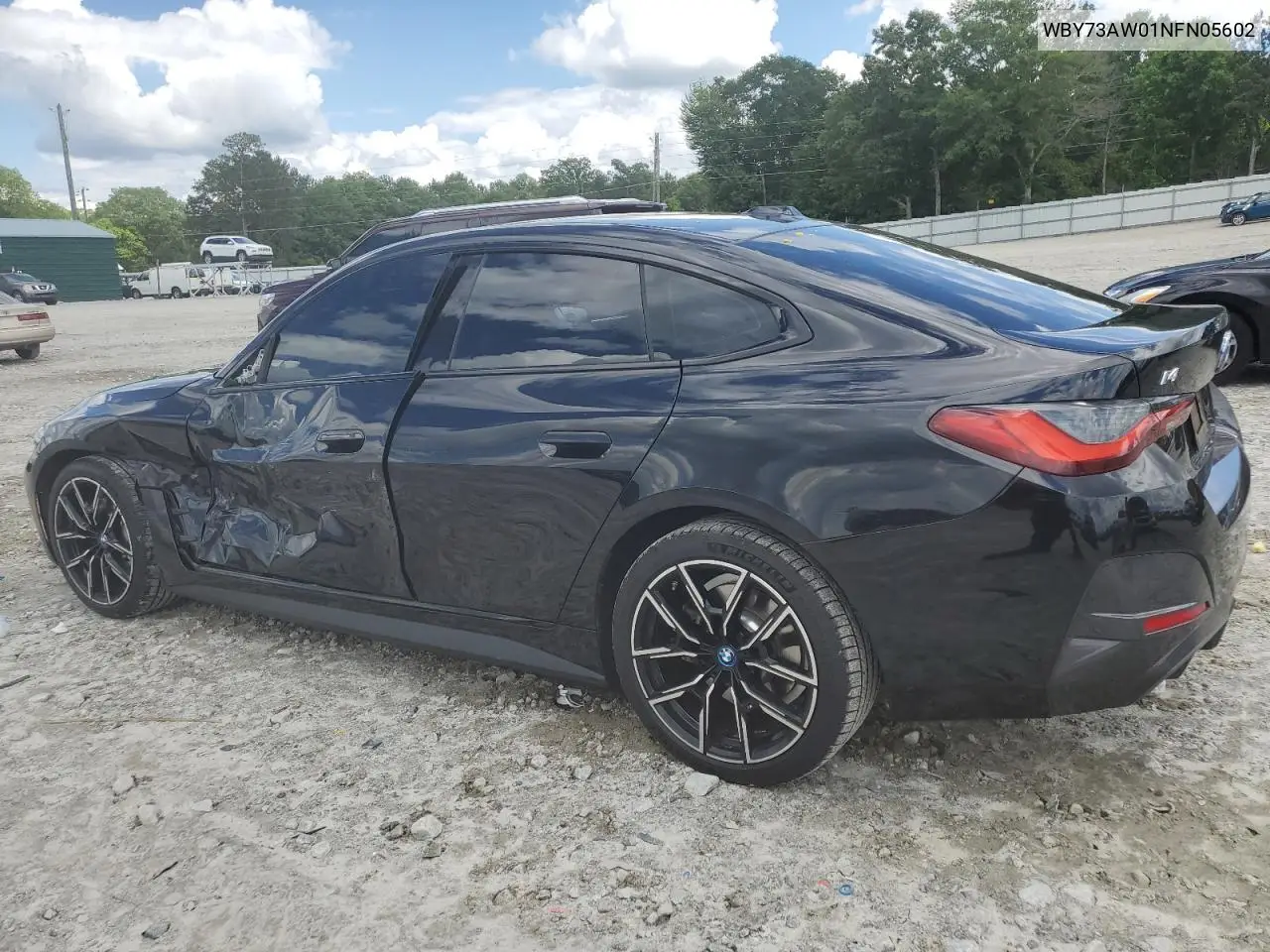 2022 BMW I4 Edrive 40 VIN: WBY73AW01NFN05602 Lot: 56896355