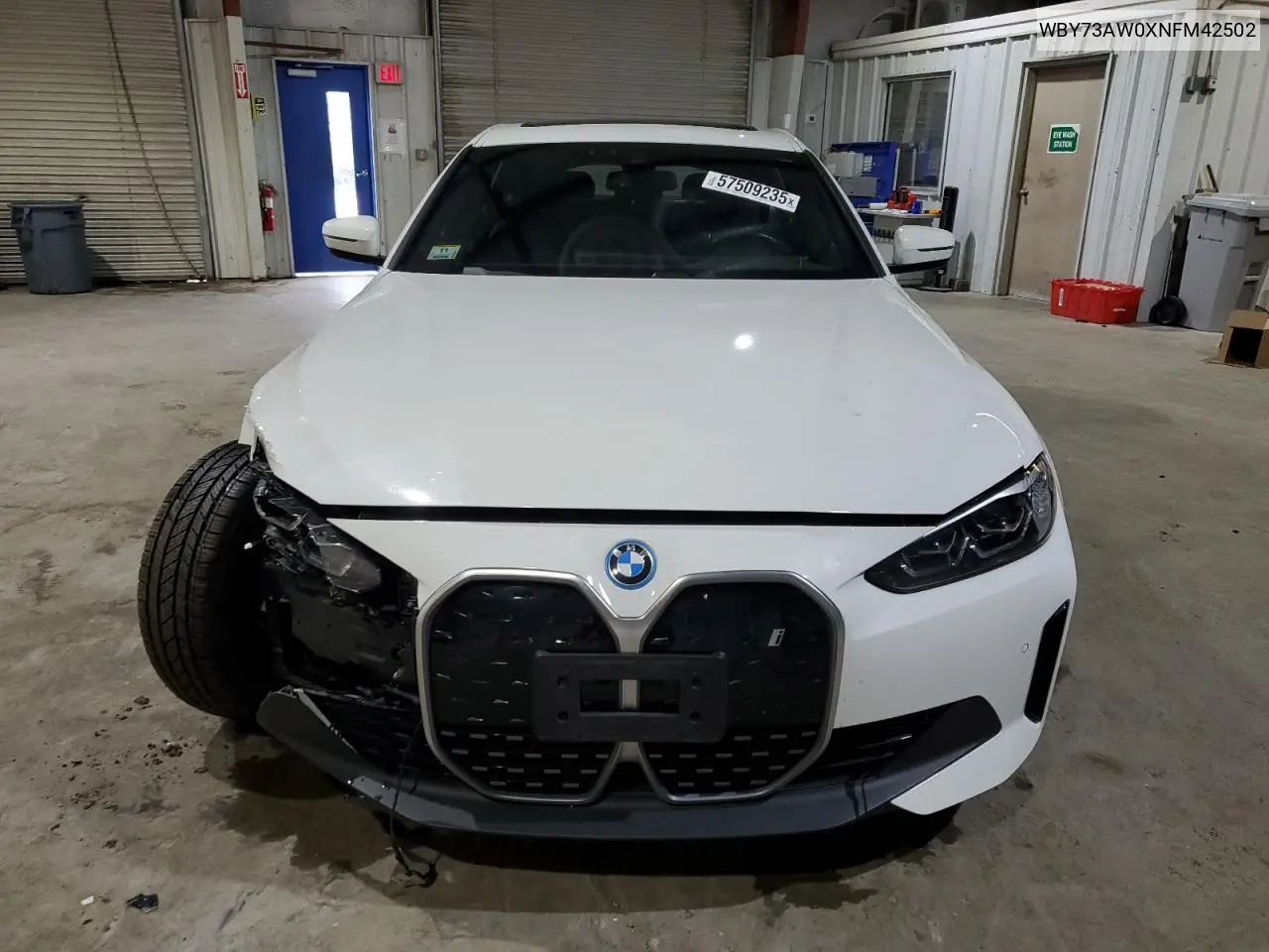2022 BMW I4 Edrive 40 VIN: WBY73AW0XNFM42502 Lot: 57509235
